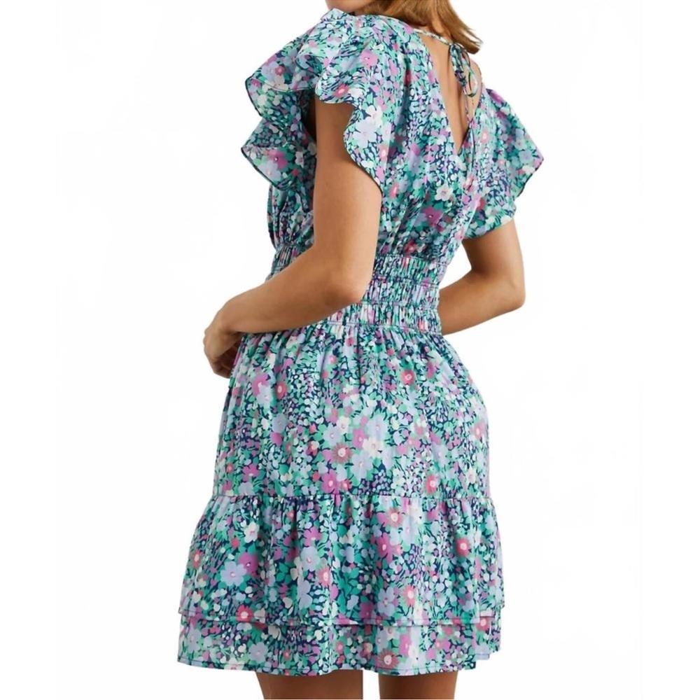 RAILS Kimora Dress Navy Leilani Floral Size Small NWT - Picture 3 of 6